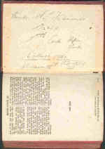 queenie 1921 bible rear with arthur notes.jpg (30073 bytes)