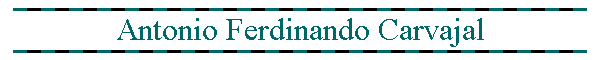 Antonio Ferdinando Carvajal