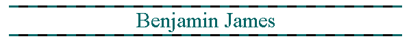 Benjamin James