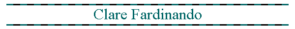 Clare Fardinando