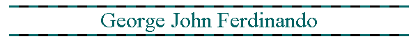 George John Ferdinando