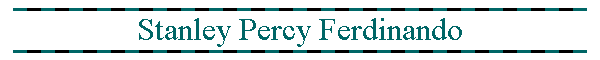 Stanley Percy Ferdinando