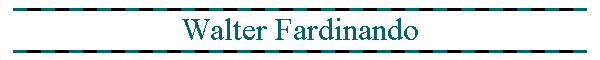 Walter Fardinando